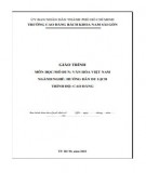 Giáo trình Văn hóa Việt Nam (Hướng dẫn du lịch - Cao đẳng): Phần 2 - Trường Cao đẳng Bách Khoa Nam Sài Gòn