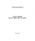 Giáo trình Quản trị chất lượng: Phần 2 (Mới nhất)