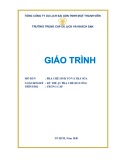 Giáo trình Pha chế sinh tố và trà sữa (Nghề Kỹ thuật pha chế đồ uống Trung cấp): Phần 1 - Trường Trung cấp Du lịch và Khách sạn