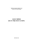 Giáo trình Quản trị chất lượng: Phần 1 (Mới nhất)