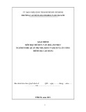 Giáo trình Văn hóa ẩm thực (Nghề Quản trị nhà hàng và dịch vụ ăn uống Cao đẳng) Phần 1 - Trường Cao đẳng Bách khoa Nam Sài Gòn