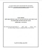 Giáo trình Địa lý tài nguyên du lịch Việt Nam (Hướng dẫn du lịch Cao đẳng): Phần 2 - Trường Cao đẳng Bách Khoa Nam Sài Gòn