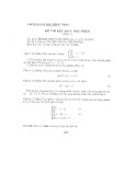 Đề thi Phương trình vi tích phân học kì 2 năm 2021-2022 có đáp án - ĐH Đồng Tháp