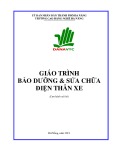 Giáo trình Bảo dưỡng và Sửa chữa Điện Thân xe - Trường CĐ Nghề Đà Nẵng [Mới nhất]