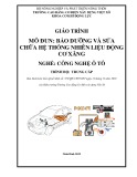 Giáo trình Bảo dưỡng và sửa chữa hệ thống nhiên liệu động cơ xăng (Nghề Công nghệ ô tô - Trung cấp): Phần 1 - Trường Cao đẳng Cơ điện Xây dựng Việt Xô