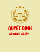 Quyết định 01/QĐ-SGDVN