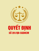 Quyết định 201/QĐ-SGDHCM