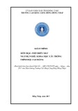 Giáo trình Phì nhiêu đất (Nghề: Khoa học cây trồng - Cao đẳng) - Trường Cao đẳng Cộng đồng Đồng Tháp chuẩn nhất