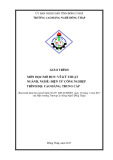 Giáo trình Vẽ Kỹ Thuật Điện Tử Công Nghiệp (CĐ/TC) - Trường Cao đẳng Nghề Đồng Tháp