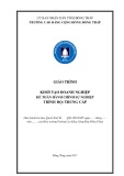 Giáo trình Khởi tạo doanh nghiệp (Nghề Kế toán hành chính sự nghiệp Cao đẳng) - Trường Cao đẳng Cộng đồng Đồng Tháp chuẩn nhất