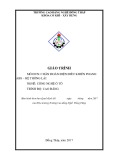 Giáo trình Chẩn đoán điện điều khiển phanh ABS, Hệ thống lái (Ô tô Cao đẳng): Trường Cao đẳng nghề Đồng Tháp