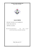 Giáo trình Nguyên lý cấu tạo động cơ Công nghệ ô tô Cao đẳng - Trường Cao đẳng nghề Đồng Tháp