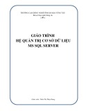 Giáo trình Hệ quản trị cơ sở dữ liệu MS SQL Server chuẩn nhất - Trường Cao đẳng nghề Bà Rịa Vũng Tàu