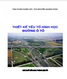 Giáo trình Thiết kế yếu tố hình học đường ô tô Phần 2: Hướng dẫn chi tiết