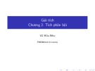 Bài giảng Giải tích - Chương 2: Tích phân bội