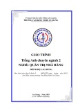 Giáo trình Tiếng Anh chuyên ngành Quản trị nhà hàng (Trình độ Cao đẳng) - Trường Cao đẳng Nghề An Giang