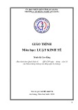 Giáo trình Luật kinh tế: Trường Cao đẳng Nghề An Giang (Mới nhất)