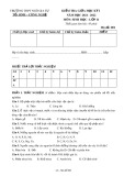 Đề thi giữa kì 1 môn Sinh lớp 11 năm 2021-2022 - Trường THPT Ngô Gia Tự (Mã đề 001, 002, 003)