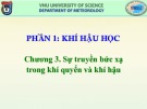 Bài giảng Khí hậu học và Khí hậu Việt Nam: Chương 3 – Phan Văn Tân (Phần 1)