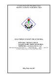 Giáo trình Nguyên lý tạo hình Thiết kế đồ hoạ CĐ/TC - Trường Cao đẳng nghề Đồng Tháp