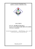 Giáo trình Hệ điều hành Linux (Cao đẳng): Nghề Công nghệ thông tin - Trường Cao đẳng nghề Đồng Tháp