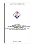 Giáo trình Tài chính quốc tế (Cao đẳng): Quản trị doanh nghiệp vừa và nhỏ - Trường Cao đẳng nghề Đồng Tháp