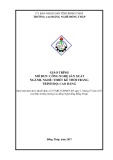 Giáo trình Công nghệ sản xuất (Nghề: Thiết kế thời trang - Cao đẳng) - Trường Cao đẳng nghề Đồng Tháp