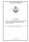 Giáo trình Xây dựng phần mềm quản lý bán hàng (Cao đẳng): Nghề Công nghệ thông tin - Trường Cao đẳng nghề Đồng Tháp