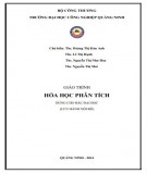 Giáo trình Hóa học phân tích Phần 1: Trường ĐH Công nghiệp Quảng Ninh (Mới nhất)