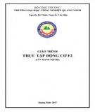 Giáo trình Thực tập động cơ F2 Phần 2: Trường ĐH Công nghiệp Quảng Ninh (Chuẩn nhất)