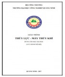 Giáo trình Thủy lực - máy thủy khí Phần 2: Trường ĐH Công nghiệp Quảng Ninh