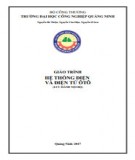Giáo trình Hệ thống điện và điện tử ô tô: Phần 1 - Trường ĐH Công nghiệp Quảng Ninh