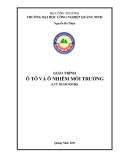 Giáo trình Ô tô và ô nhiễm môi trường Trường ĐH Công nghiệp Quảng Ninh [PDF]
