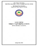 Giáo trình Thực tập động cơ F1 (Cao đẳng): Phần 2 - Trường ĐH Công nghiệp Quảng Ninh [Mới nhất]