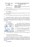 Đề thi HSG Hóa học lớp 9 năm 2021-2022 có đáp án - Sở GD&ĐT Quảng Nam