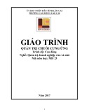 Giáo trình Quản trị chuỗi cung ứng Cao đẳng Cộng đồng Lào Cai (Nghề Quản trị doanh nghiệp vừa và nhỏ)
