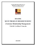 Giáo trình Quản trị quan hệ khách hàng Customer Relationship Management (CRM) tốt nhất | Cao đẳng Cộng đồng Lào Cai
