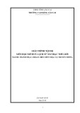 Giáo trình Lịch sử Âm nhạc thế giới (Ngành: Thanh nhạc; Organ; Biểu diễn nhạc cụ truyền thống) - Trường Cao đẳng Lào Cai - Phần 1