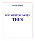 Sáng kiến kinh nghiệm THCS: Phương pháp nhận biết các chất vô cơ hiệu quả