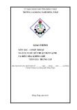 Giáo trình Cơ kỹ thuật Kỹ thuật máy lạnh và điều hòa không khí Trung cấp - Trường Cao đẳng nghề Đồng Tháp