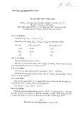 Đề thi Lý luận và phương pháp giảng dạy môn Hóa đại cương có đáp án - ĐH Đồng Tháp (2019-2020)