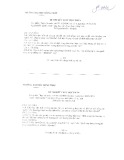 Đề thi kết thúc học phần học kì 1 môn Thực vật nước năm 2019-2020 có đáp án - Trường ĐH Đồng Tháp