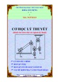 Giáo trình Cơ học lý thuyết Trường ĐH Thủ Dầu Một [Tài liệu đầy đủ]