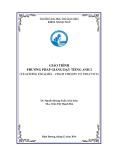 Giáo trình Phương pháp giảng dạy tiếng Anh 2 - ĐH Thủ Dầu Một chuẩn nhất