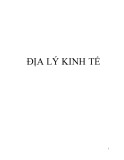 Bài giảng Địa lý kinh tế [chuẩn nhất]