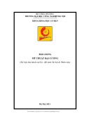 Bài giảng Mỹ thuật đại cương Trường Đại học Công Nghiệp Hà Nội chuẩn nhất