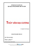 Bài giảng Thủy văn đại cương - TS. Nguyễn Thị Phương