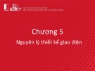 Bài giảng Phát triển ứng dụng đa nền tảng: Nguyên lý thiết kế giao diện (Chương 5)