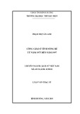 Luận văn Thạc sĩ Lịch sử Việt Nam: Công giáo ở tỉnh Sông Bé từ năm 1975 đến năm 1997