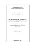 Luận văn Thạc sĩ Lịch sử Việt Nam: Chuyển biến kinh tế - xã hội huyện Phú Giáo, tỉnh Bình Dương (1999 – 2019)